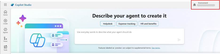 Step 1: Navigate to Copilot Studio