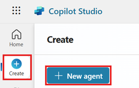 Step 2: Create new agent