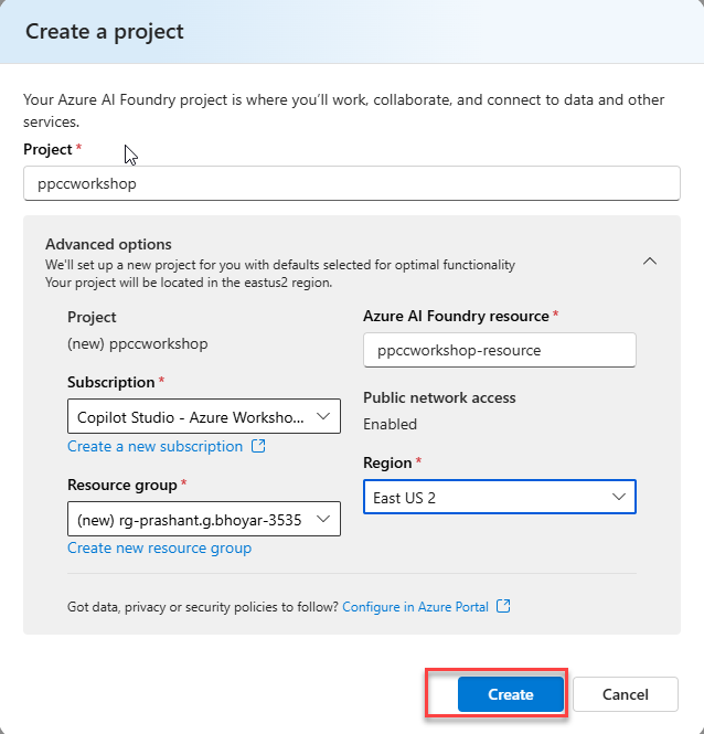 Configure Azure AI Foundry resource